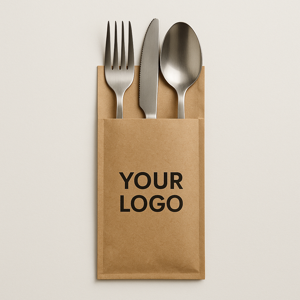 Papieren Bestekzakje